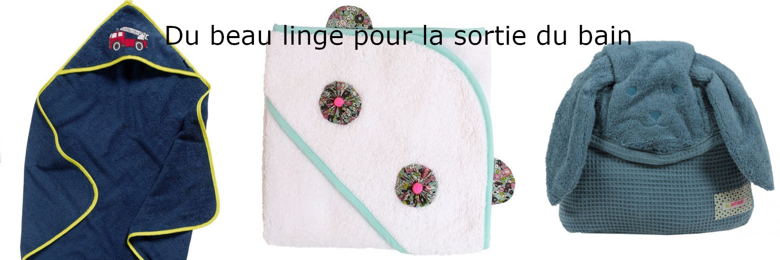 Du beau linge pour la sortie du bain
